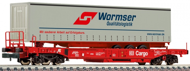 Standard pocket wagon with trailer WORMSER<br /><a href='images/pictures/Fleischmann/Fleischmann-845346.jpg' target='_blank'>Full size image</a>